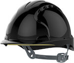 JSP Evo2 Construction Site Helmet Black AJE030-000-300