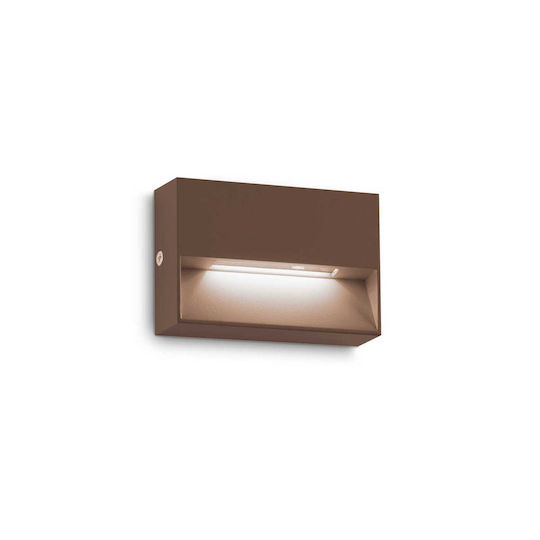 Ideal Lux Επιτοίχιο Εξωτερικό Φωτιστικό LED IP65 1.5W 10x3x6.5εκ.