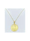 9K Gold necklace Constantinato 20mm