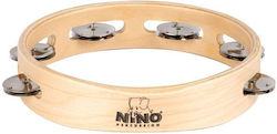 Nino Percussion Wooden Hand Tambourine