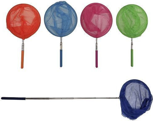 Summertiempo 22104 Plasă de pescuit Telescopic Diametru 20cm x L86cm Roșu