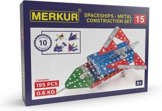 Merkur Παιχνίδι Κατασκευών Μεταλλικό Merkur για Παιδιά 5+ Ετών