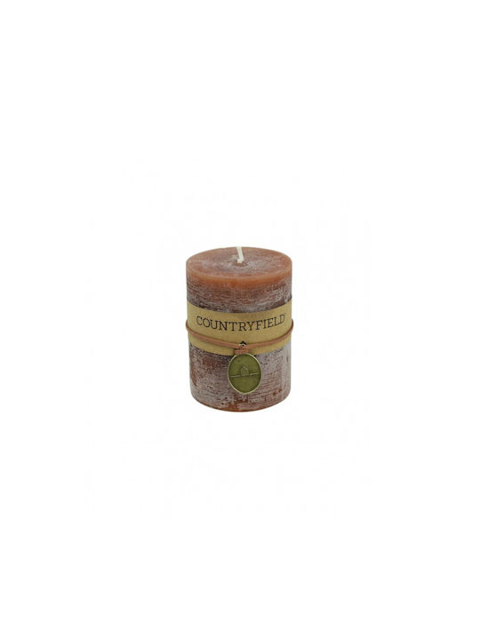 Plastona Decorative Candle Rustic Brown 1pcs