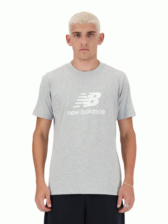 New Balance T-shirt Γκρι
