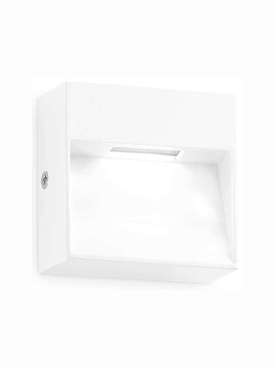 Ideal Lux Wall-Mounted Outdoor Light LED IP65 1.5W with Warm White Light 10x3x10εκ.