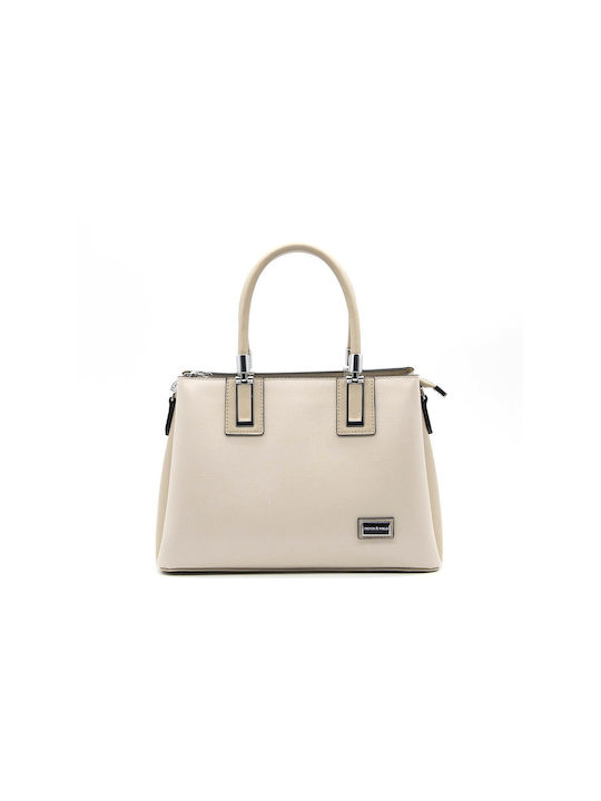 Silver & Polo Women's Bag Tote Hand Beige