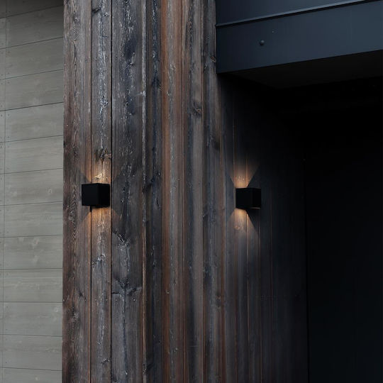 Ideal Lux Wall-Mounted Outdoor Lighting LED IP54 12W Double Beam 20x10x10cm