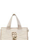 FRNC Damen Tasche Shopper Beige