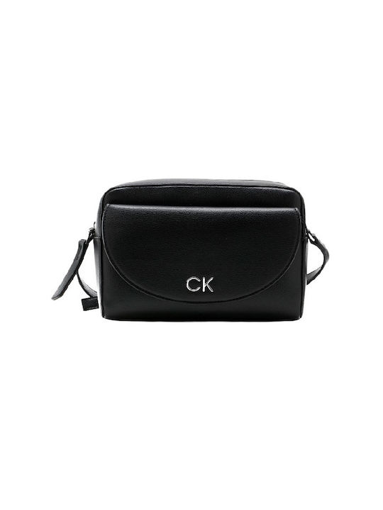 Calvin Klein Camera Γυναικεία Τσάντα Χιαστί Μαύρη