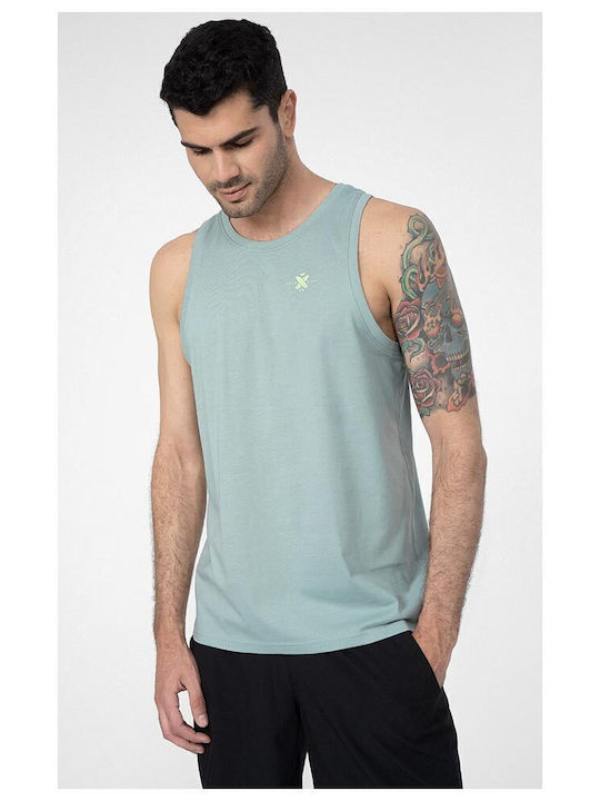 4F Men's Sleeveless Blouse Turquoise