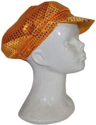 Gold Carnival Hat with Sequils