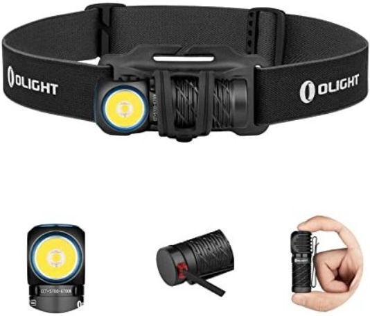 Olight Челник LED IPX8 с Максимална Яркост 1100лм Perun 2 Mini Черен