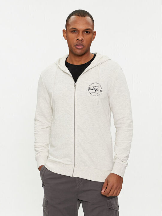 Jack & Jones Men's Sweatshirt Jacket GRI