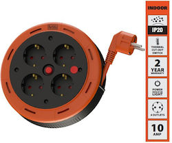 Black & Decker Μπαλαντέζα Καρούλι 4 Θέσεων με Καλώδιο 5m Black & Decker Μπαλαντέζα Καρούλι 4 Θέσεων με Καλώδιο 5m