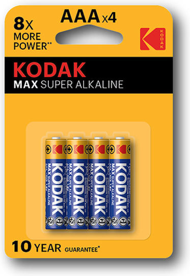Kodak Alkaline Batteries AAA 1.5V 4pcs