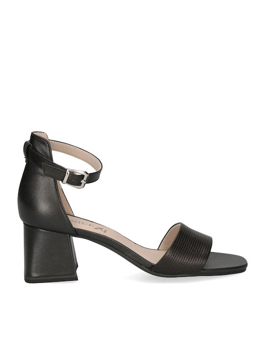 Leder Sandalen Anatomisch Schwarz