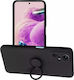 Back Cover Tempered Glass Μαύρο (Redmi Note 12S)