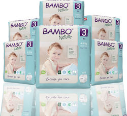 Bambo Nature Tape Diapers No. 3 for 4-8 kgkg 168pcs