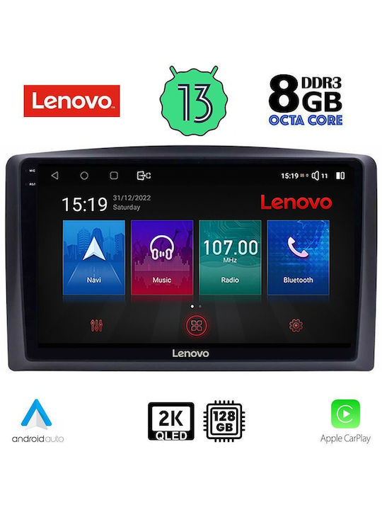 Lenovo Sistem Audio Auto pentru Mercedes-Benz Vito / Viano 2015-2022 (Bluetooth/USB/AUX/WiFi/GPS/Apple-Carplay/Android-Auto) cu Ecran Tactil 10"