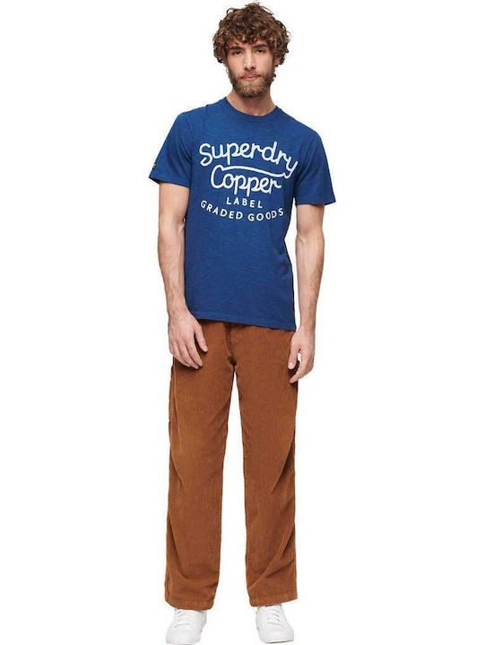 Superdry Copper Label Tricou Blue