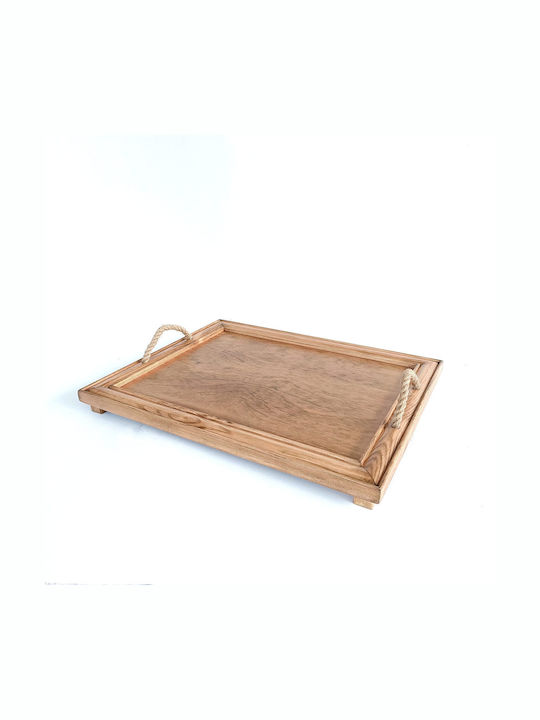 Korres Craft Ξύλινος Δίσκος Σερβιρίσματος 34x43x4cm