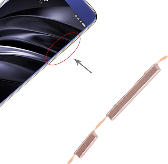 Chei laterale Auriu pentru Redmi 6a Xiaomi Redmi 6A, Redmi 6
