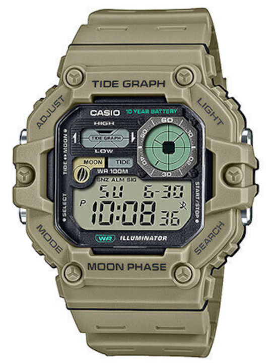 Casio Collection Ψηφιακό Ανδρικό Ρολόι 49mm Χρο...