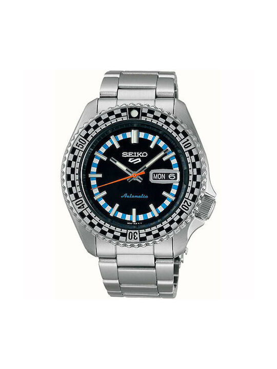 Seiko Watch Automatic with Silver Metal Bracelet