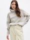 GAP Women's Long Sleeve Sweater Turtleneck Grey