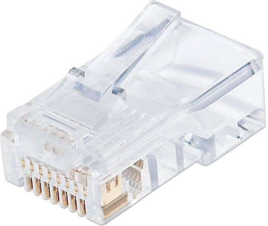 Techly Stecker RJ-45 männlich 100Stück Transparent (028900)