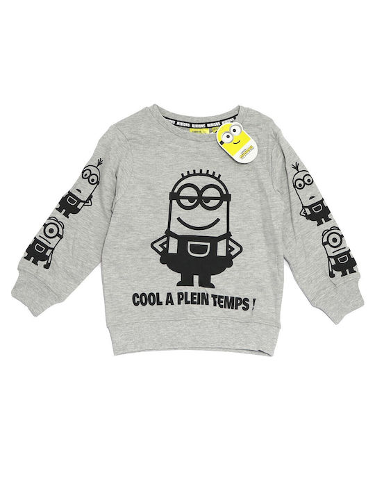 Minions Kids Sweatshirt Gray