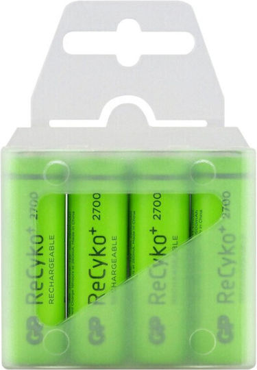 GP Batteries Gp Recyko Rechargeable Battery AA Ni-MH 2600mAh 4pcs