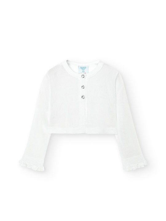 Boboli Kids Bolero Knitted White