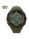 M-Tac Digital Men's Watch Battery with Green Rubber Strap