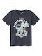 Kids' T-shirt Navy Blue Blouse
