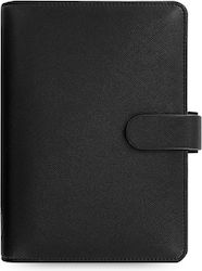 Filofax Saffiano Personal Daily Agenda Black 15x20cm