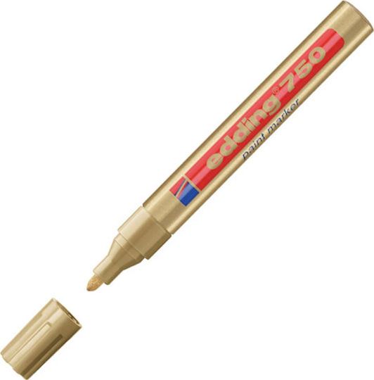 Edding 750 Permanent Marker 4mm Gold