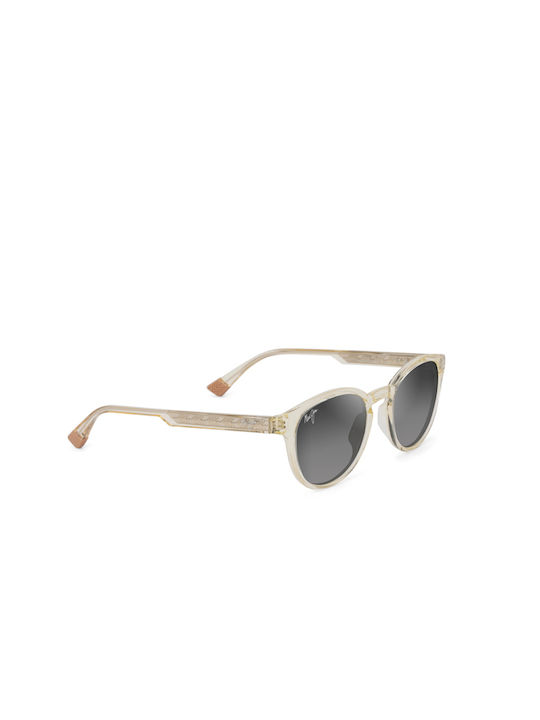 Maui Jim Sonnenbrillen mit Transparent Rahmen und Gray Verlaufsfarbe Linse GS636-21