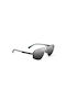 Maui Jim Men's Sunglasses with Gray Metal Frame and Black Lens DSB620-02