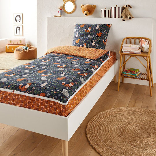La Redoute Interieurs Σετ Μονά με Λάστιχο Πράσινο 90x190cm La Redoute Interieurs Σετ Μονά με Λάστιχο Πράσινο 90x190cm