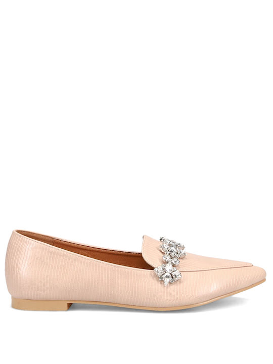 Women's Moccasins in Pink Color