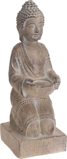 Zaros Διακοσμητικός Βούδας Πολυρητίνης 14.5x16x42.5cm