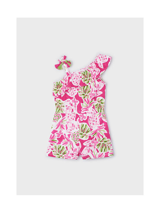 Mayoral Kids One-piece Fabric Shorts/Bermuda Fuchsia