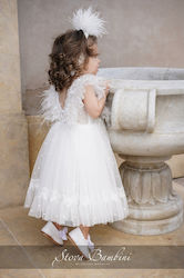 Stova Bambini White Lace Baptism Dress