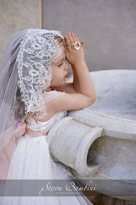 Stova Bambini White Lace Baptism Dress