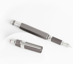 Twsbi Precision Gunmetal Fountain Pen Peniță de Caligrafie 1.1 Gri din Aluminiu