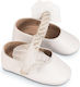 Babywalker White Baptism Leather Pumps