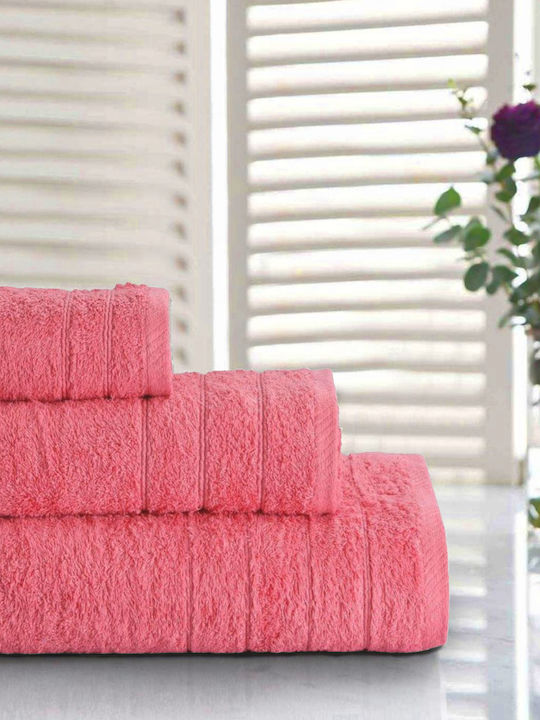 Casa Colori 3-tlg. Set Badetücher Coral Gewicht...