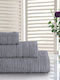Casa Colori Хавлиена кърпа за тяло 80x150см. Mid Grey Тегло 550гр/кв.м