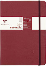 Clairefontaine Notebook 192 Sheets A5 Ruled Red